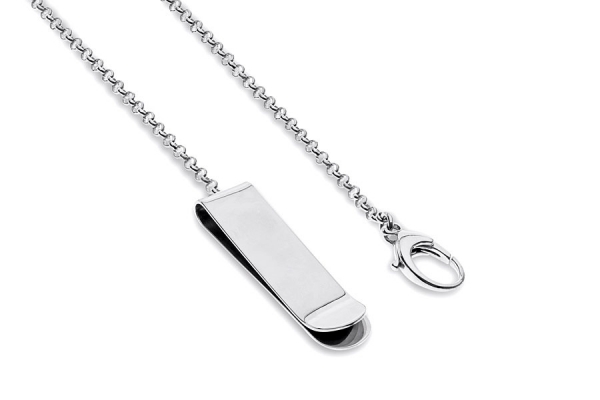 FERMA SOLDI CON CATENA SILVER