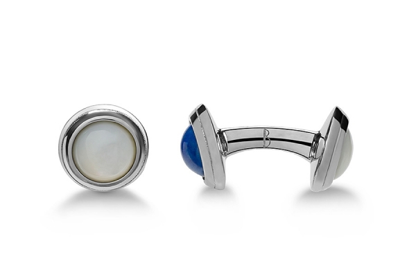 GEMELLI ELLY MINI CAB LAPIS E MADREPERLA
