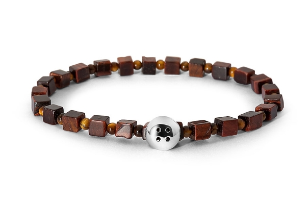 braccialetto CUBES OCCHIO DI TIGRE